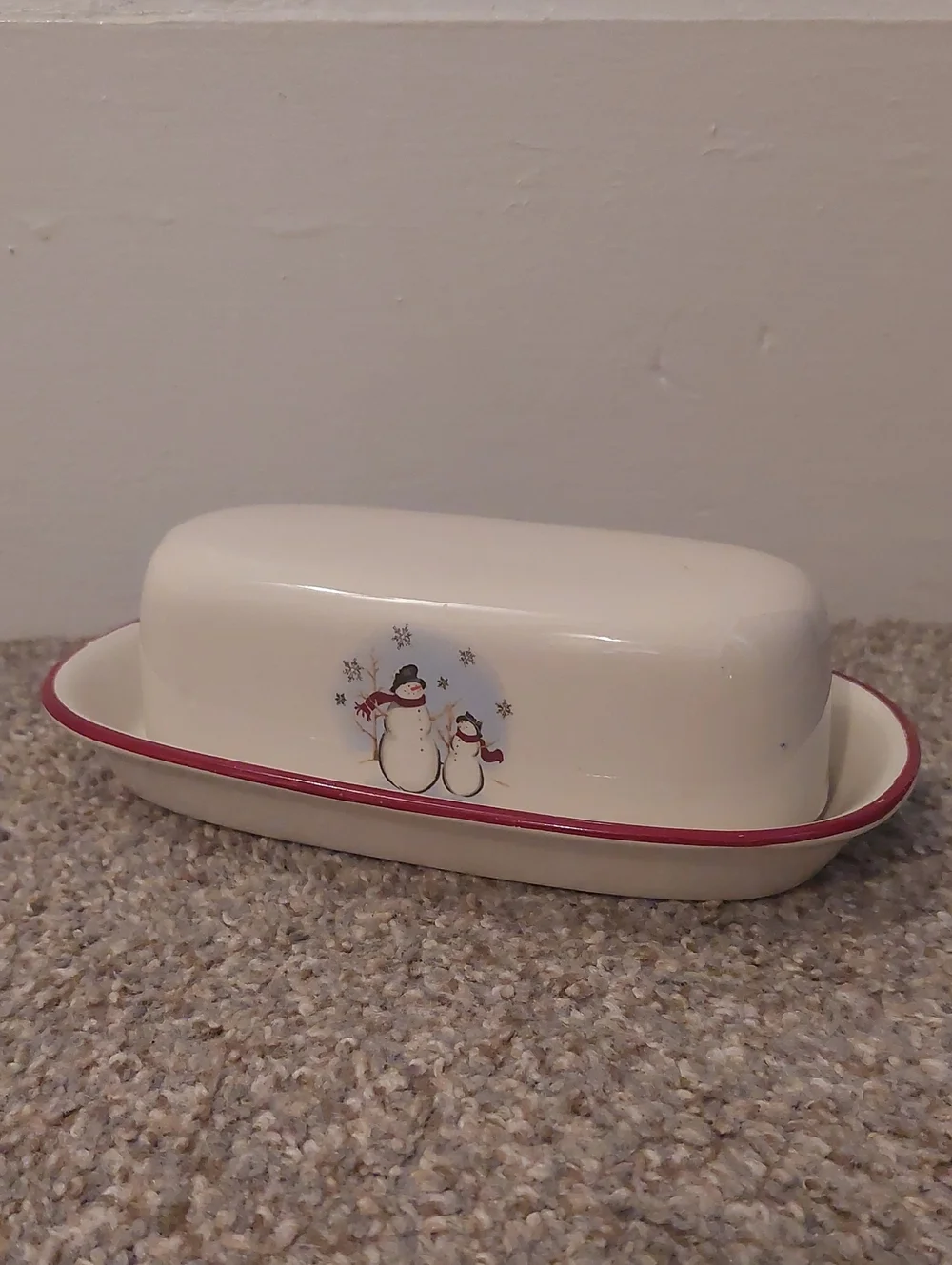 Royal Seasons Stoneware Butter Dish